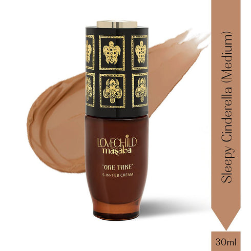 LoveChild Sleepy Cinderella Medium | | One Take 5|IN|1 BB Cream With SPF 20 PA++ Sun Protection