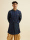 Manyavar Blue Kurta Set with Pajama