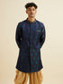 Manyavar Blue Kurta Set with Pajama