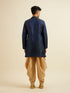 Manyavar Blue Kurta Set with Pajama