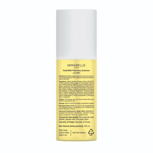 Mirabelle Korea Snail Miin Recovery Essence