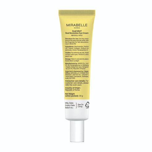 Mirabelle Korea Snail Miin Real Revolution Eye Cream