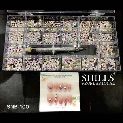 Shills Professional High Quality luxury Diamond Nail Rhinestone