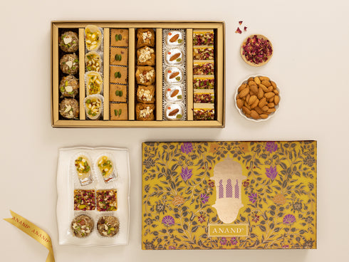 Anand Sweets Anand's Assorted Sweets Gift Box | Ethereal Aqua