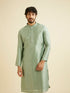 Manyavar Splendid Green Kurta Pajama