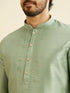 Manyavar Splendid Green Kurta Pajama