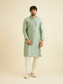 Manyavar Splendid Green Kurta Pajama