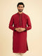 Manyavar Radiant Red Kurta Pajama