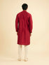 Manyavar Radiant Red Kurta Pajama