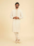 Manyavar Radiant Cream Kurta Pajama
