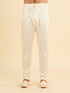 Manyavar Radiant Cream Kurta Pajama