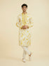 Manyavar Radiant Yellow Kurta Pajama