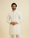 Manyavar Ethereal Cream Kurta Dhoti Set