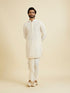 Manyavar Ethereal Cream Kurta Dhoti Set