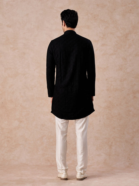 Manyavar Midnight Essence Kurta Trouser