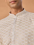 Manyavar Ethereal White Kurta Pajama