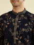 Manyavar Royal Blue Elegance Kurta Churidar
