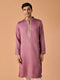 Manyavar Dusty Pink Charm Kurta Pajama
