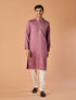 Manyavar Dusty Pink Charm Kurta Pajama