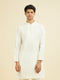 Manyavar Cream Elegance Kurta Pant
