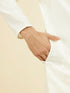 Manyavar Cream Elegance Kurta Pant