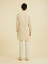 Manyavar Beige Georgette Ensemble Kurta Pant