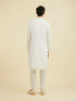 Manyavar Elegant Cream Kurta Churidar