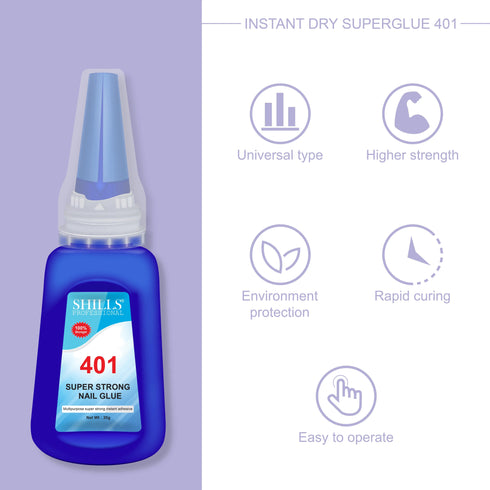 Shills Professional 401 Super Strong Nail Glue