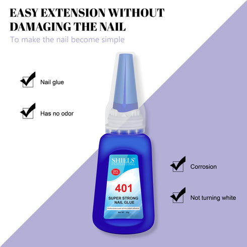 Shills Professional 401 Super Strong Nail Glue