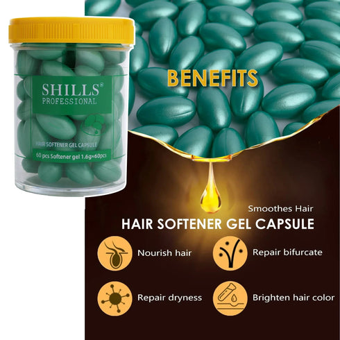 Shills Professional Hair Softener Gel Capsule - Green