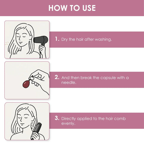 Shills Professional Hair Softener Gel Capsule- Pink