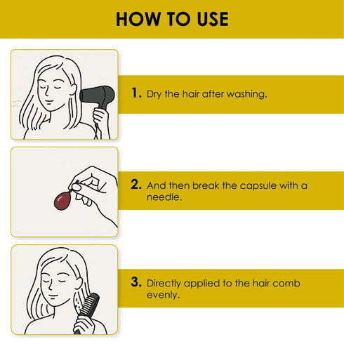 Shills Professional Hair Softener Gel Capsule - Yellow