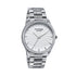 Sonata Poze Quartz Analog White Dial Metal Strap Watch For Men