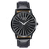 Sonata Poze Quartz Analog Black Dial Leather Strap Watch For Men Style SP70065NL01