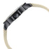 Sonata Poze Quartz Analog Black Dial Beige Silicone Strap Watch For Men