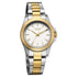 Sonata Poze Quartz Analog White Dial Two Toned Stainless Steel Strap Watch For Men