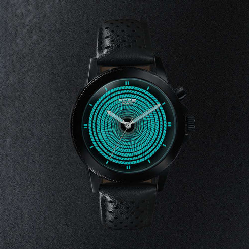 Sonata Poze By Sonata Quartz Analog Black Dial Black PU Leather Strap Watch For Men