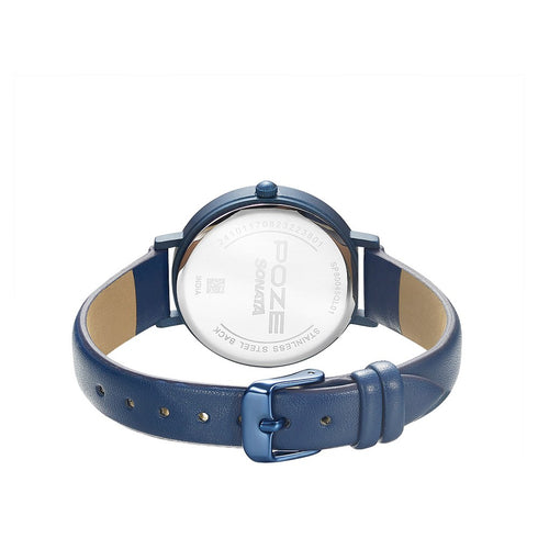 Sonata Poze by Sonata Quartz Analog Blue Dial PU Leather Strap Watch for Women