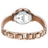 Sonata Poze By Sonata Quartz Analog Pink Dial Two Toned Metal Strap Watch For Women