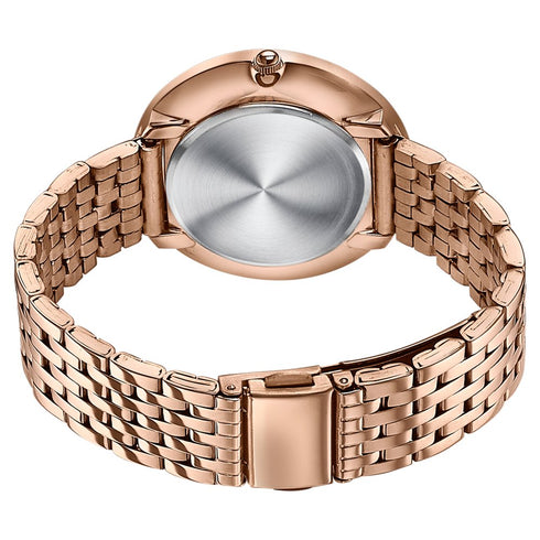 Sonata Poze Quartz Analog Beige Dial Stainless Steel Strap Watch For Women