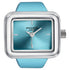 Sonata Ring Watch By Sonata Quartz Analog Blue Dial Silver Metal Strap Watch For Women