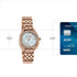Sonata Poze By Sonata Quartz Analog Mother of Pearl Dial Rose Gold Metal Strap Watch For Women