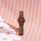 Sonata Poze Poze Quartz Analog Brown Dial Brown Metal Strap Watch For Women