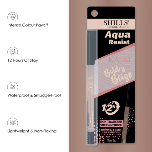 Shills Professional Aqua Resist Bold Kajal