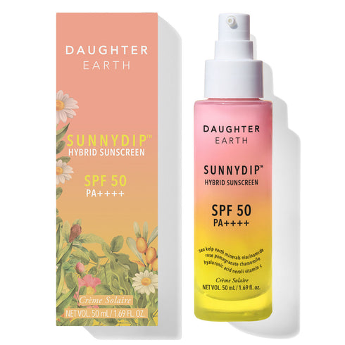 Daughter Earth SPF 50 Sunnydip Hybrid Sunscreen with Vitamin C + Sea Kelp