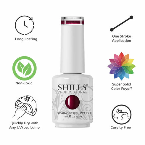 Shills Professional UV/LED Cool Gel Polish(SPGSPG84-SPG124)