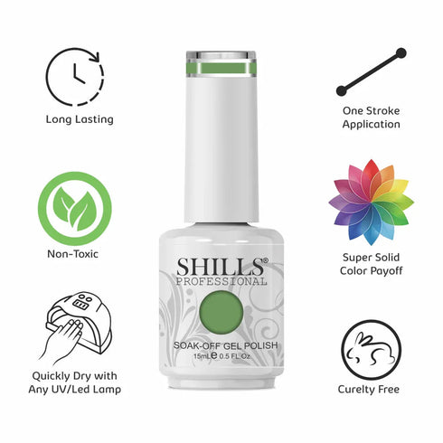Shills Professional UV/LED Cool Gel Polish(SPG125-SPG165)