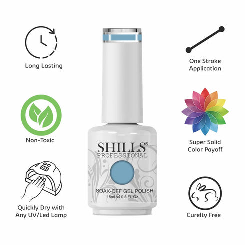 Shills Professional UV/LED Cool Gel Polish(SPG166-SPG206)