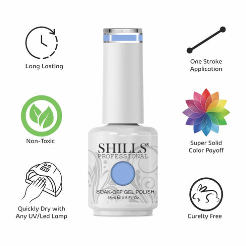 Shills Professional UV/LED Cool Gel Polish(SPG166-SPG206)