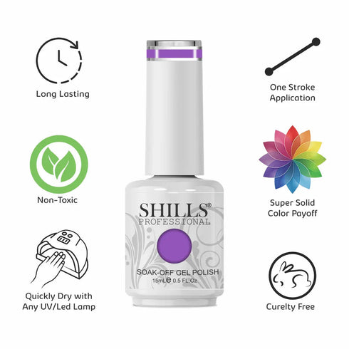 Shills Professional UV/LED Cool Gel Polish(SPG166-SPG206)